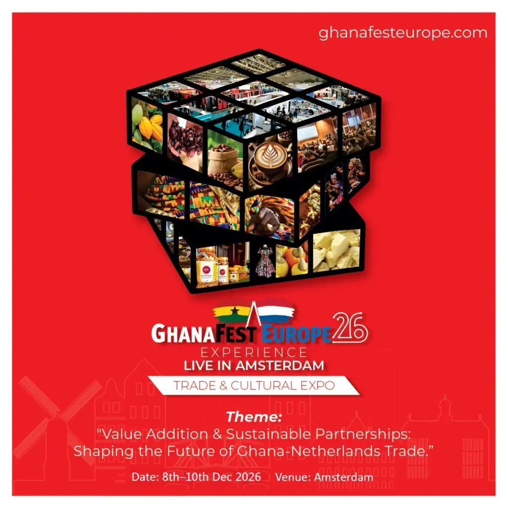 GhanaFest Europe expo-red, 8th–10th December 2026